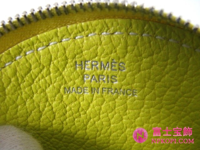エルメスレモンコインケースライムHERMES328045